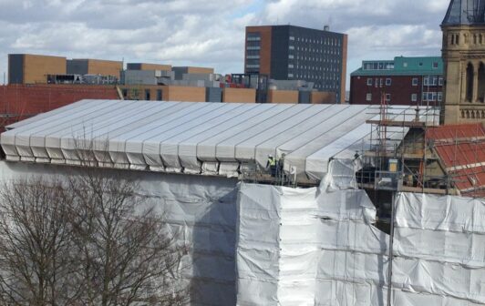 Temporary Roof Cover & Pavement Gantry